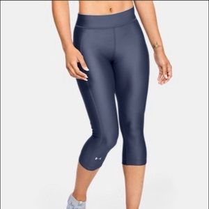 NWOT Under Armour Blue Compression Leggings Large